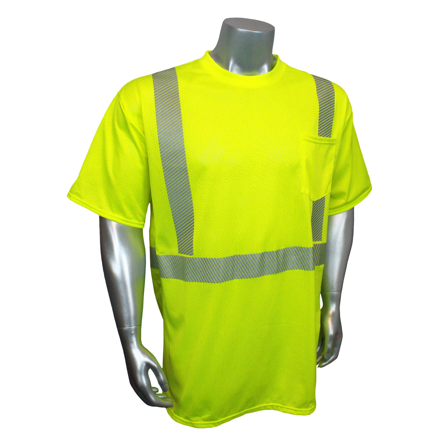 Original Breezelight™ II Class 2 Short Sleeve Safety T-Shirt - Green - Size L - T-Shirts